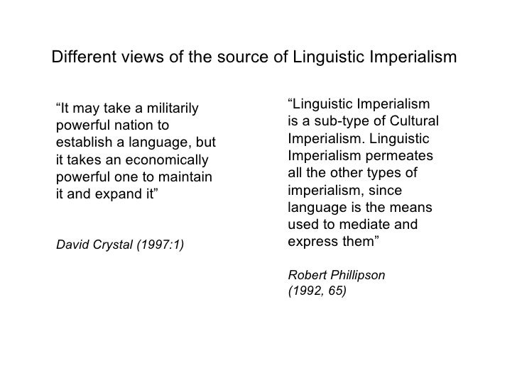 robert phillipson linguistic imperialism